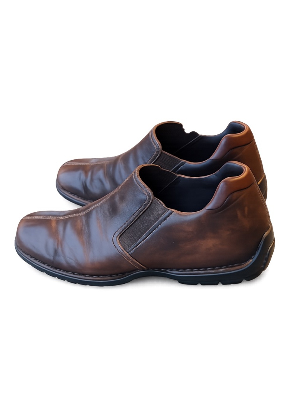 COLE HAAN Mens Brown Leather Slip On Casual Shoes Size 10.5 M Style C04269